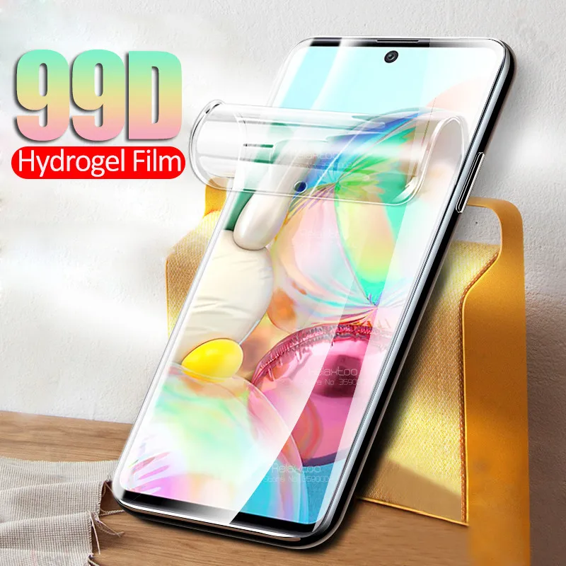 

Гидрогелевая пленка 99D для samsung Galaxy a51 a71 a10 a20 a30 a40 a50 a70 a80 a20s a30s a50s a70s A01, защитная пленка для экрана, не стекло