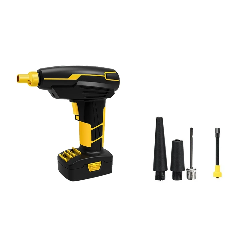 Online Compresor De Aire Portátil Inalámbrico, Inflador De Neumáticos Con Pantalla Digital, Iluminación LED, Medidor De Presión De Neumáticos Recargable, 12V/150PSI Pe