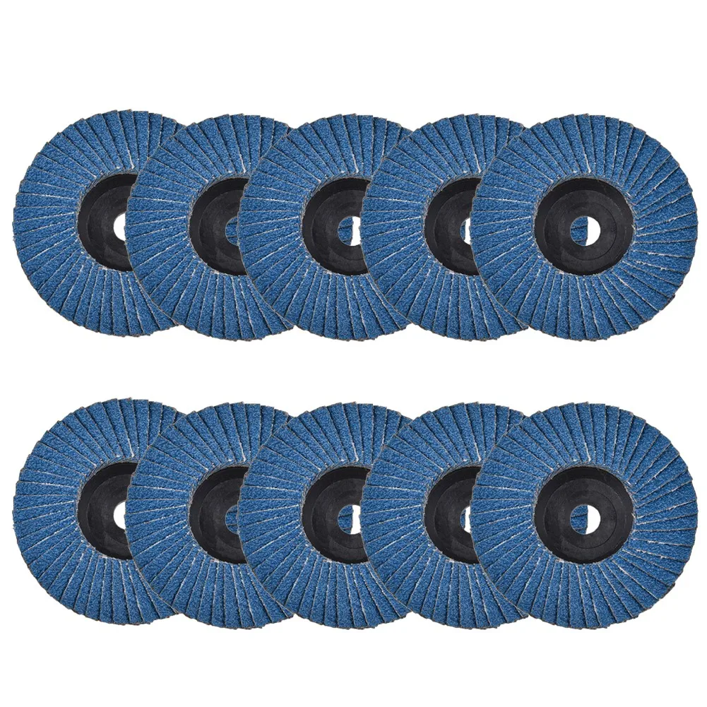 

10PCS 125mm Professional Flap Discs 5 Inch Sanding Discs 40/60/80/120 Grit Grinding Wheels Blades For Angle Grinder Polishing