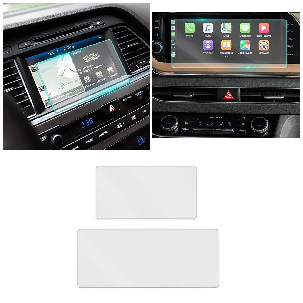 

For Hyundai Sonata 2015-2022 Car Multimedia DVD Video GPS Navigation LCD Screen Tempered Glass Protective Film Anti Scratch