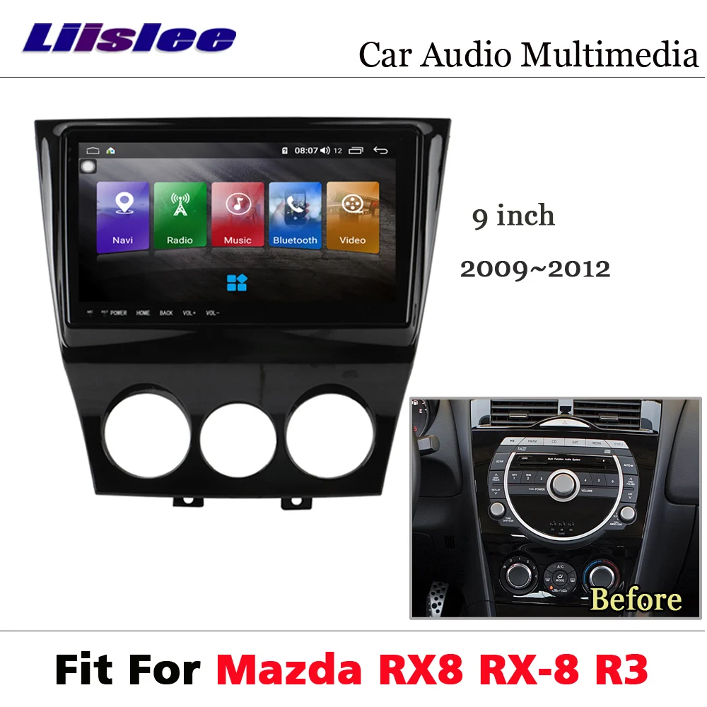 Автомобильная автомагнитола мультимедийный плеер для Mazda RX8 RX 8 R3 2002 2012 Android радио