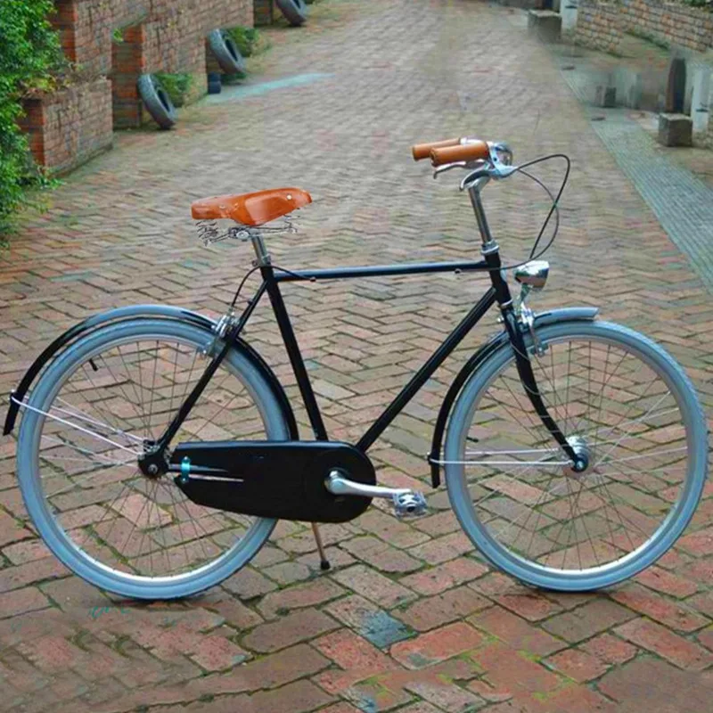 

Bicycle Seat Leather Seat Three Spring Retro Car Seat Mountain Bike Seat Accessories Bicycle Saddle