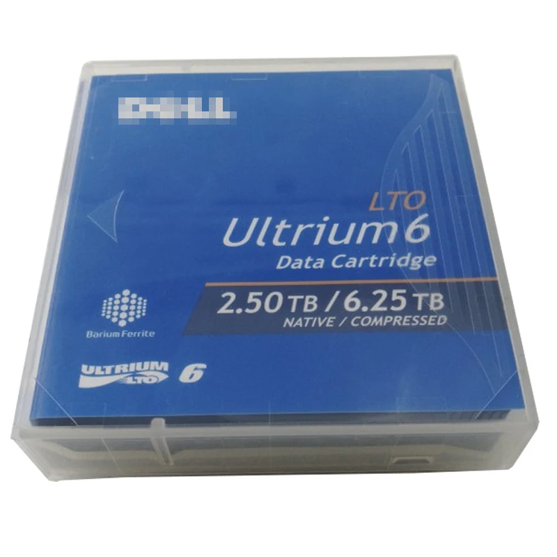 

New For Dell Ultrium LTO-6 Data Cartridge 2.50TB Native / 6.25TB Compressed Date Belt Black