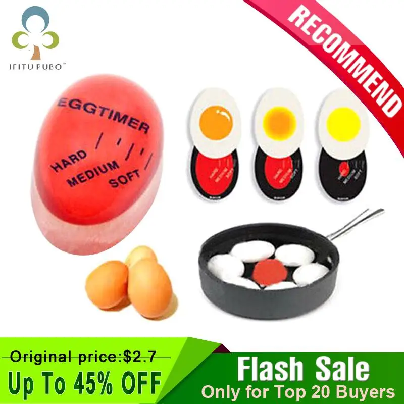 1 шт. Идеальный цветной таймер с изменяющимся мягким яичником Yummy - Цена: 110,81 руб.