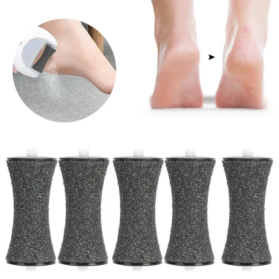 5 шт. пилка для ног роликовая головка Замена Электрический мозолей удаление