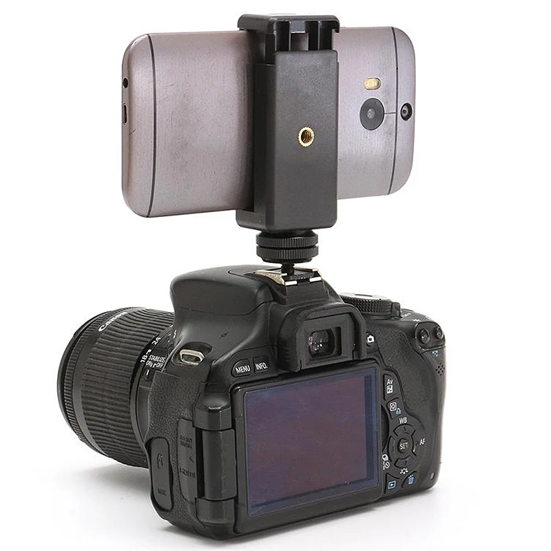 Переходник с резьбой для вспышки Горячий башмак 1/4 дюйма Крепление штатива