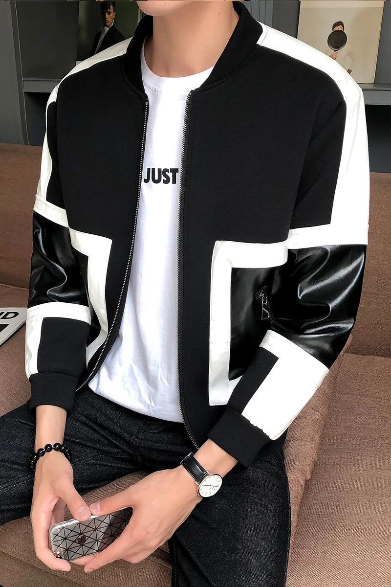 Мужская кожаная куртка Jaqueta De Couro Masculina, мужские кожаные куртки, мотоциклетные кожаные куртки для мужчин