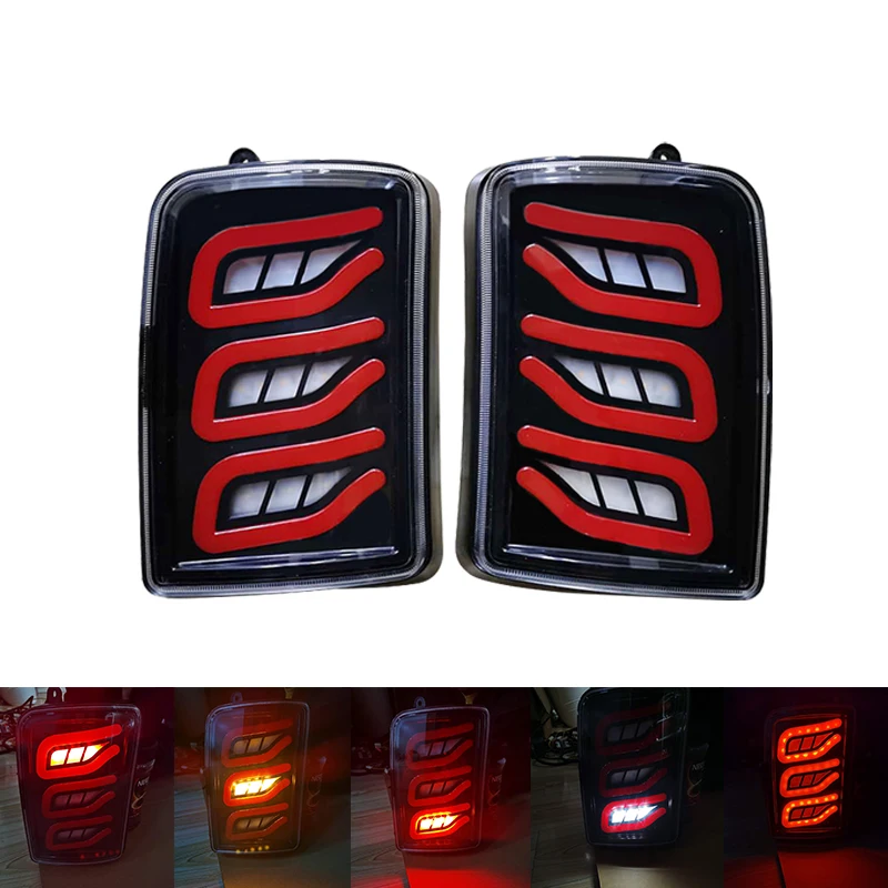 Car Left right Rear Tail Light with running turn signal Auto Relay LED Lamps Assemblies Pair For Lada Niva 4X4 1995+ | Автомобили и