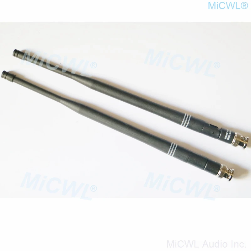 Антенны UHF 10 1 дюйма 2 шт. разъемы BNC для беспроводных приемников SHURE UC/UB/SLX 560 638 МГц|slx