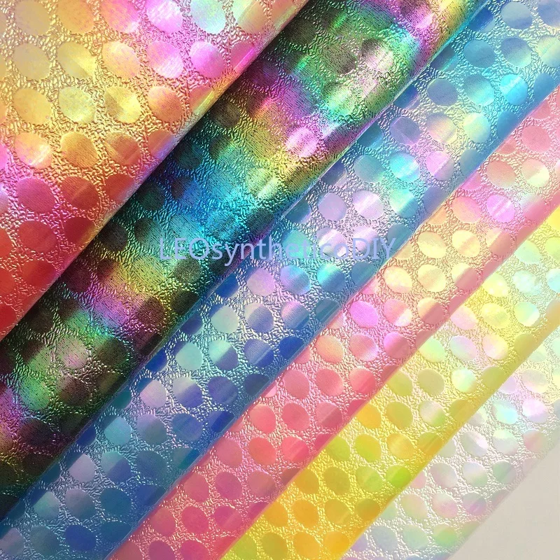 Ткань из искусственной кожи с металлическим блеском 21 х29 см листы синтетической