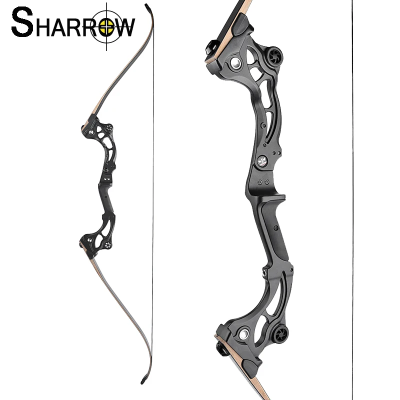 

1pc 64 Inches Archery Recurve Bow Takedown Hunting LongBow 30-55lbs Magnesium Alloy Handle Fishing Shooting Hunting Accessories