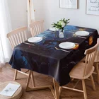 Скатерти в виде тыквы и старого замка на Хэллоуин, водостойкие кухонные принадлежности, кофейный столик для гостиной, домашний декор, обеденный стол