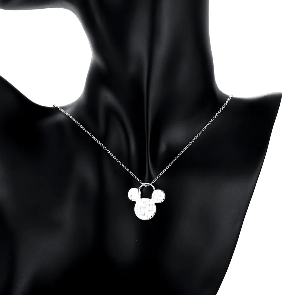 925 стерлингового серебра с милой подвеска Микки мауз Подвеска для женщин