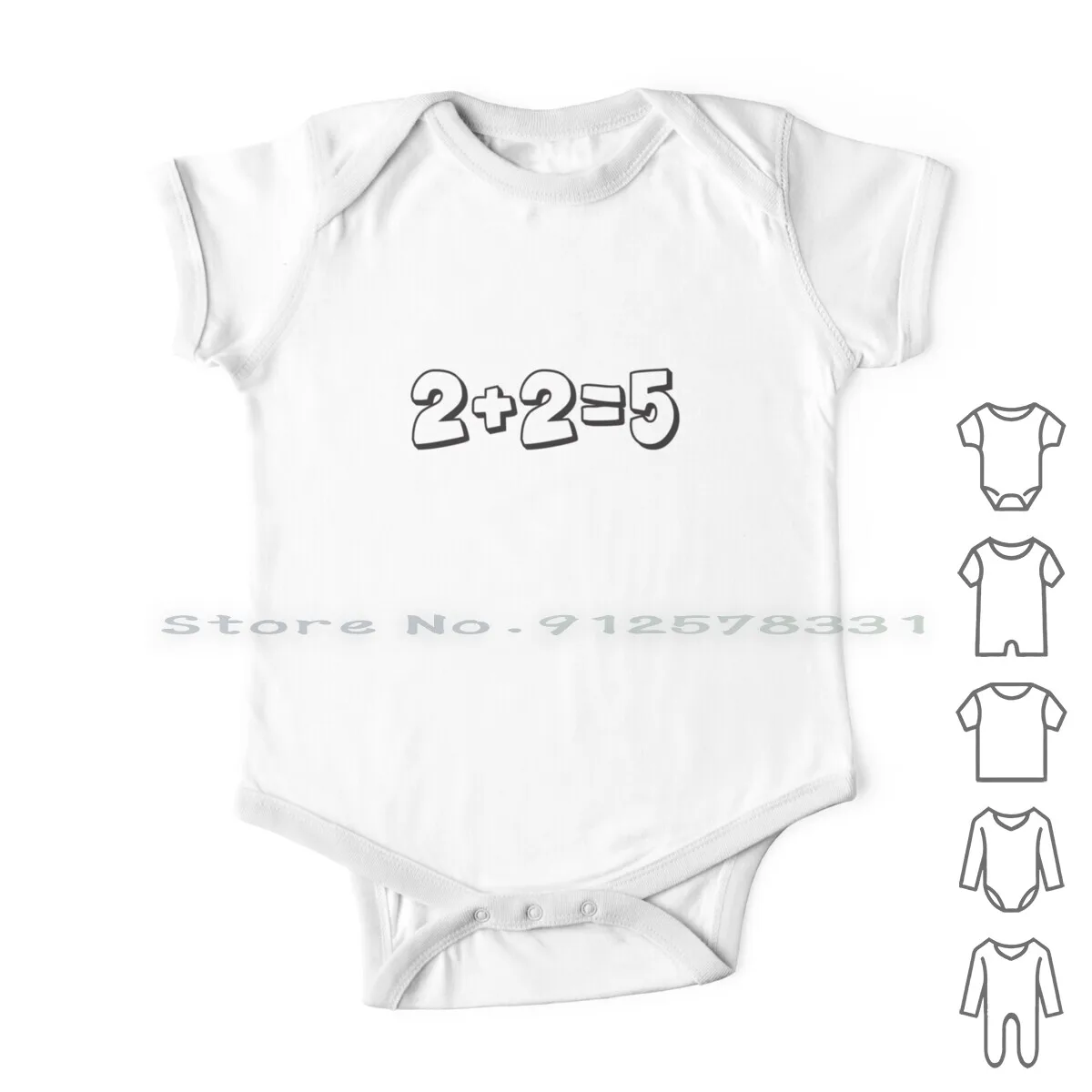 

2 plus 2=5 Newborn Baby Clothes Rompers Cotton Jumpsuits Radiohead Math Music Infant Long Sleeve Sleeveless One-Piece Kids