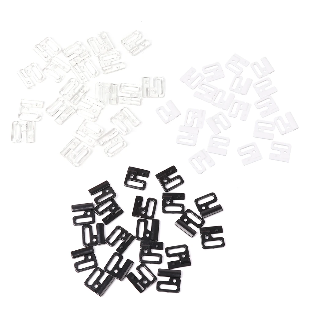 10 x ремесло пластиковые прямоугольные крючки и застежка для шитья на купальнике