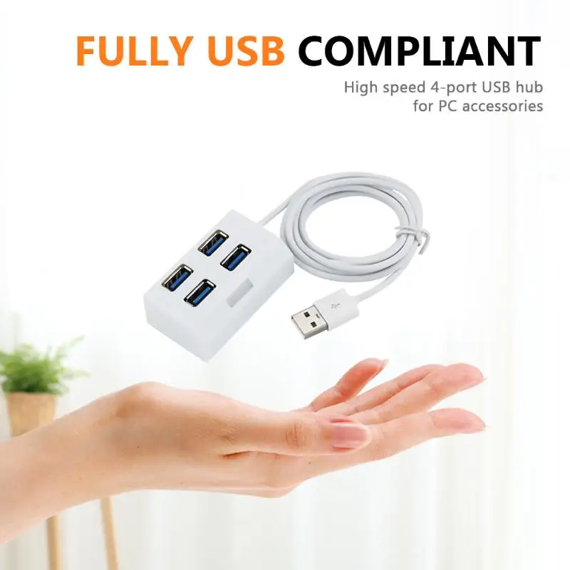 USB 2 0 Мини концентратор разветвитель легкость и портативность не занимает места 4