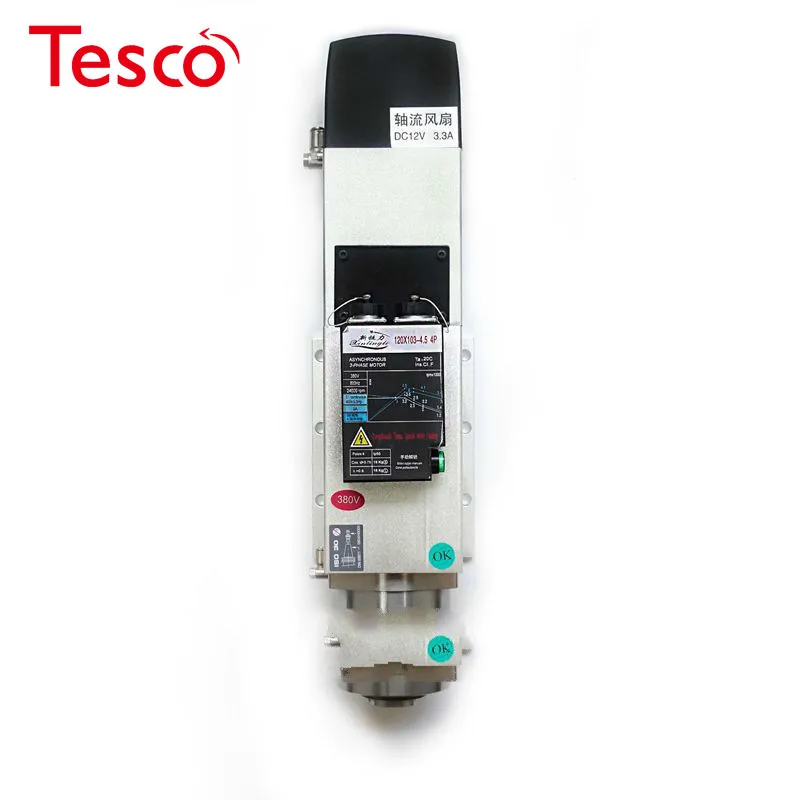 

4.5KW ATC air cooled spindle motor 24000RPM ISO30 220V 380V Automatic Tool Change spindle for woodw orking cnc router