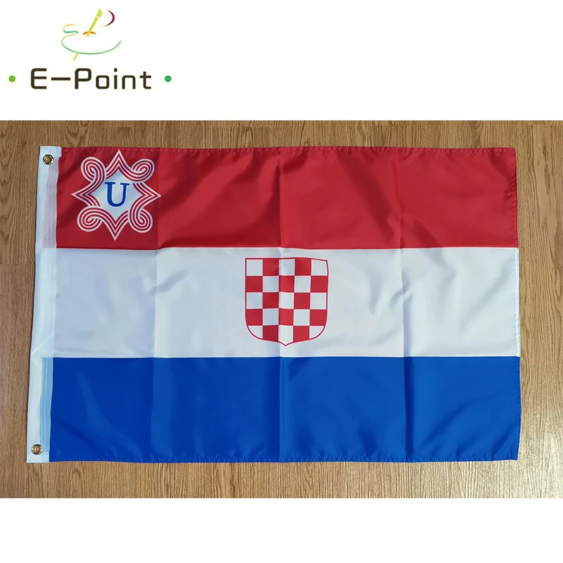 

Flag of Croatia 1941-1945 2*3ft (60*90cm) 3*5ft (90*150cm) Size Christmas Decorations for Home Flag Banner Gifts