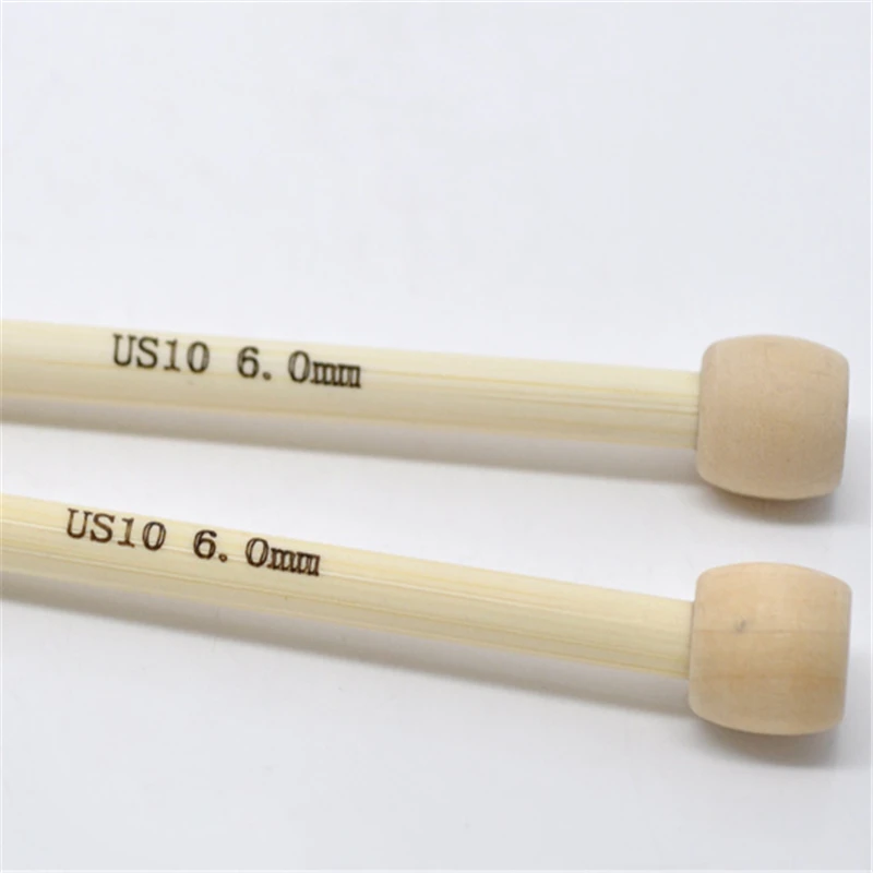 Doreenbeads длиной 23 см (9 &quot) Тонкие Туфли острый Натуральные Бамбуковые Спицы для