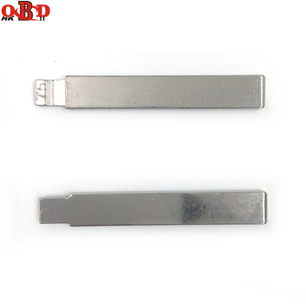 HKOBDII 10 шт./лот металлический пустой некроеный флип KD полотно дистанционного ключа