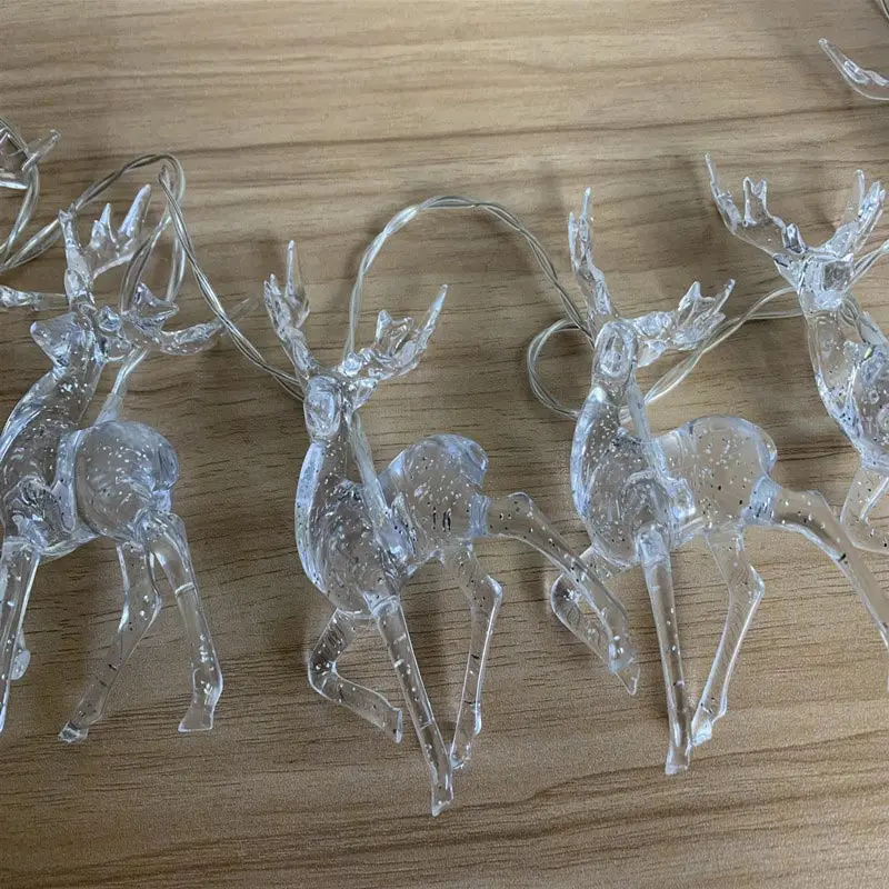 Рождественская гирлянда Sika в виде оленя светодиодная с батарейным отсеком