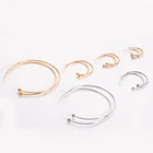 Женские серьги-обручи с открытым кругом из нержавеющей стали 15202655 мм, Женские Ювелирные изделия для праздника, подарки, Прямая поставка