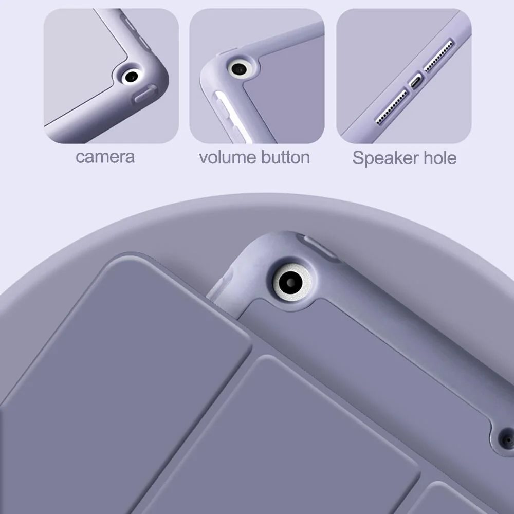 

For iPad Air 3 10.5" case Funda For ipad 9.7 2017 2018 Cover Pencil Holder Slim TPU Silicone soft Shell Smart Sleep Wake up