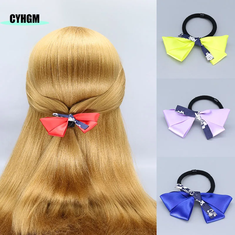 Эластичные резинки для волос женская шелковая лента резинка бархатная