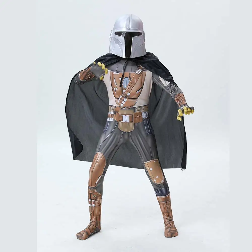 

Cosplay Costume Jumpsuit Cape Halloween Cosplay Costume For Kids