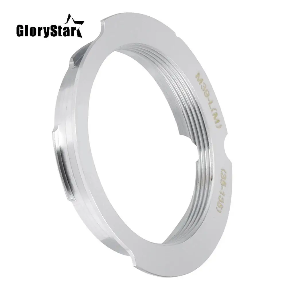 

L(M39)-LM 35-135 50-75 28-90mm Adapter Ring for Leica M39 LSM LTM Lens for Leica VM ZM Techart LM-EA7 Alloy rotation buckle type