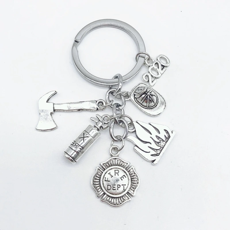 Брелок для ключей с креативным дизайном шлема огнетушителя брелок супер героями