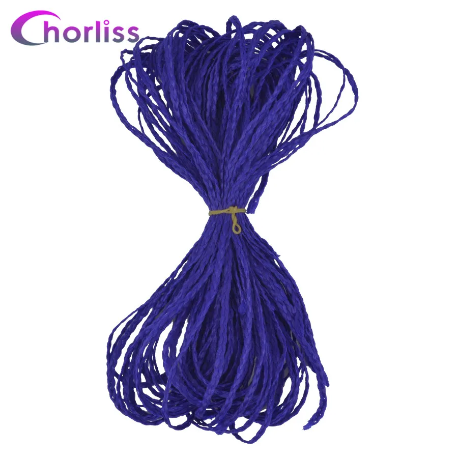 Royal Blue F22 Zizi косички, тонкие, микро, вязанные крючком косички, синтетические волосы для наращивания, Chorliss, серые, фиолетовые, розовые, светлые, коричневые, каштановые, вязанные волосы - Цвет: Royal Blue F22