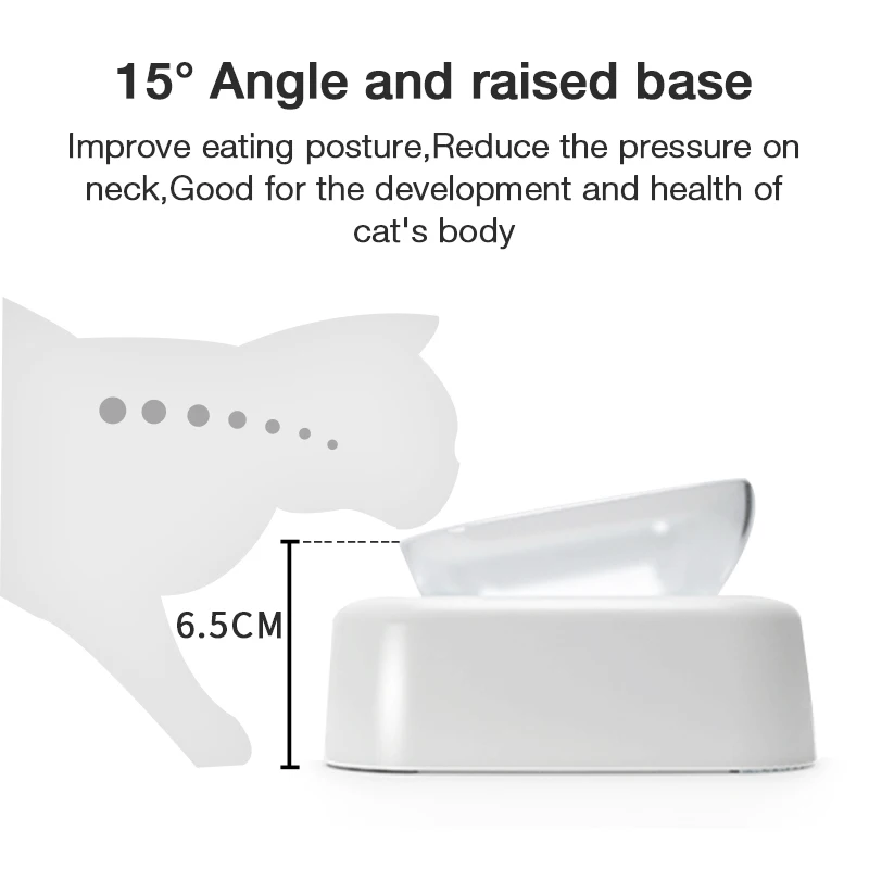 Миска для домашних животных SMARTPET прочная моющаяся с нескользящим дном и защитой