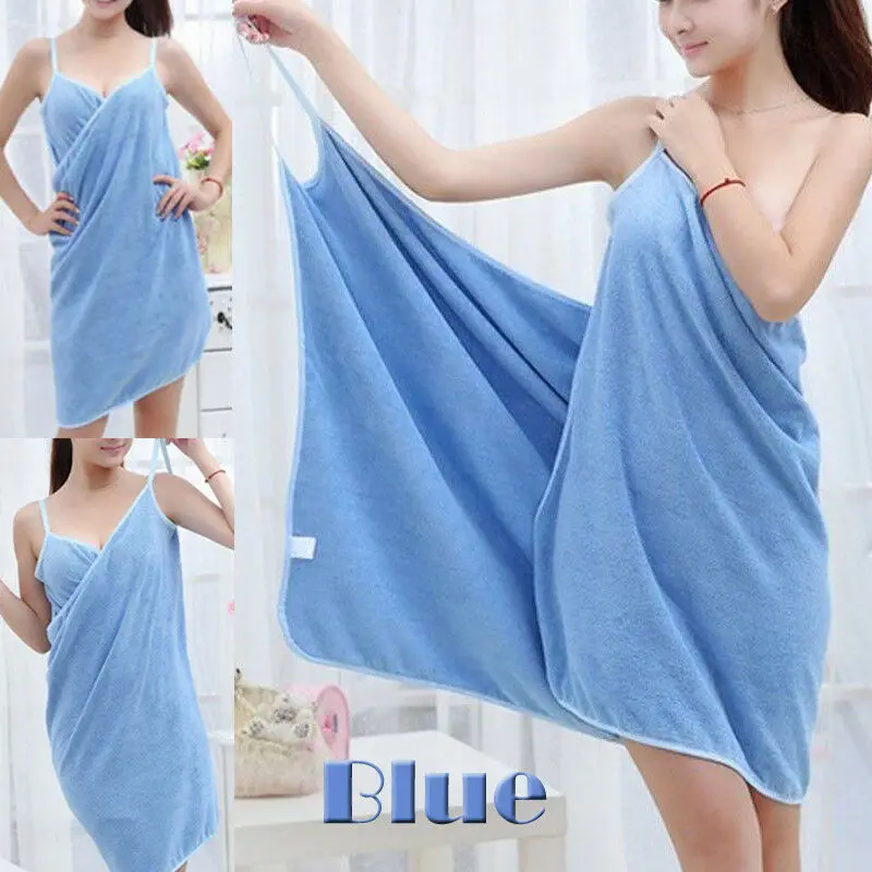 Hirigin 2019 New Women Robes Bath Wearable Towel Dress Girls Women Womens Lady Fast Drying Beach Spa Magical Nightwear Sleeping