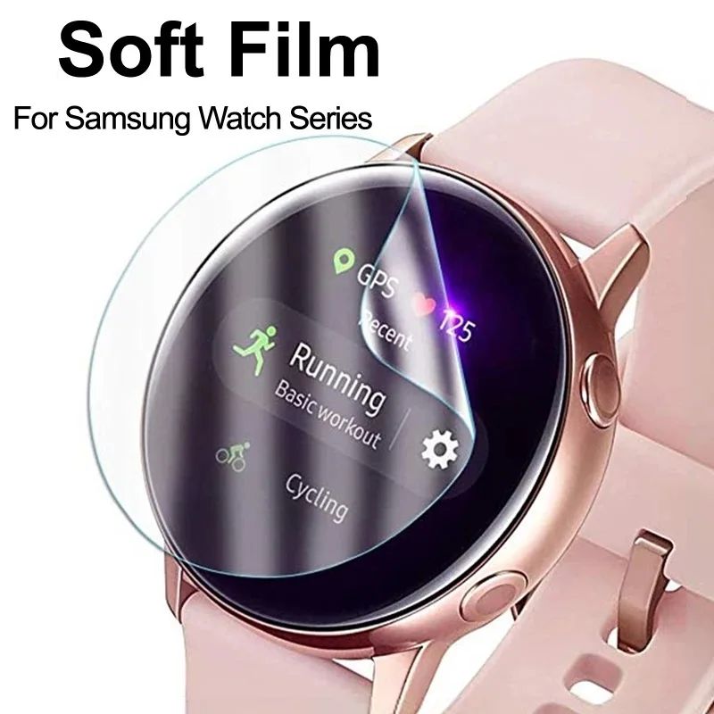 

3Pcs 9H Premium TPU Soft Film For Samsung Galaxy Watch 3 41MM & 45MM Smartwatch Screen Protector Film Accessories