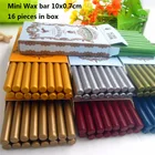 Сделай Сам, 16 шт., Высококачественная мини-палочка для запечатывания, искусственная винтажная палочка для воска, продаваемая палочка для серы