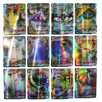 2050pcs pokemon french v max battle game cards takara tomy pikachu cartoon figures collection flash card toys for children gift