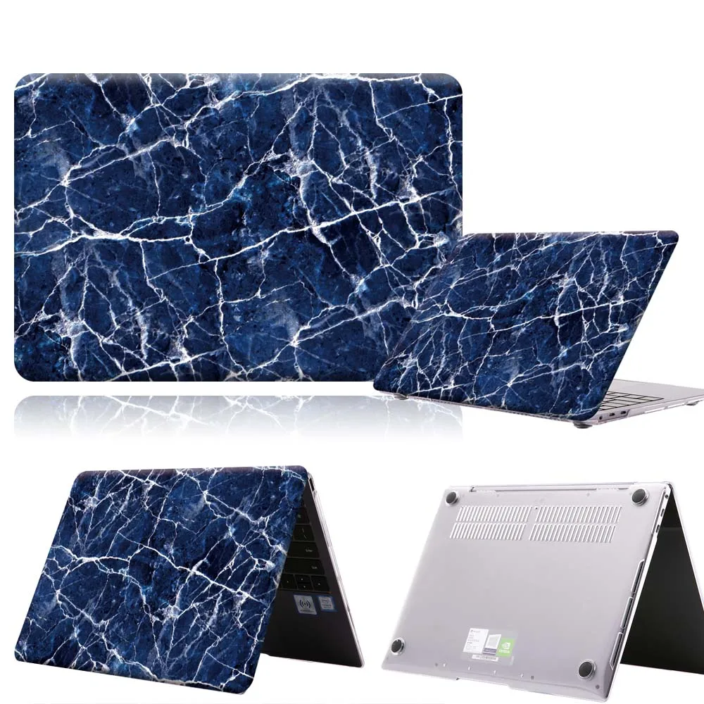 

White Vein In Blue Marble Laptop Case For MateBook 13/13 AMD Ryzen/14/D14/D15/X 2020/X Pro/Pro 16.1/Honor MagicBook 14/15