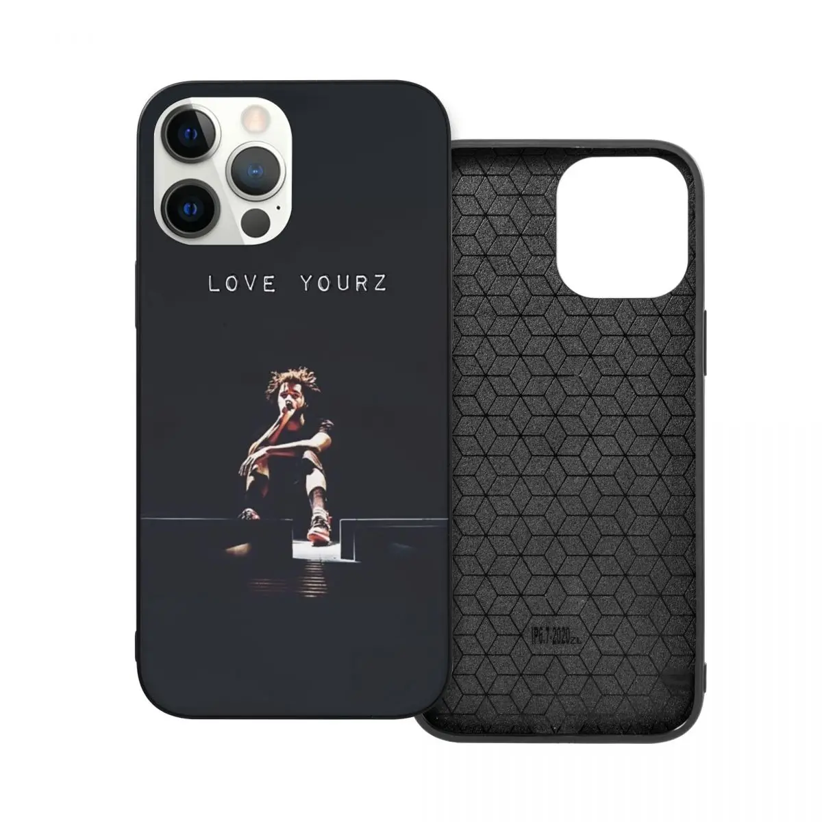 

J. Cole Love Yourz PC Glass TPU Phone Bumper for iPhone 12 11 Xs Xr X Pro Max Mini 7 8 Se2 Plus 6 6S