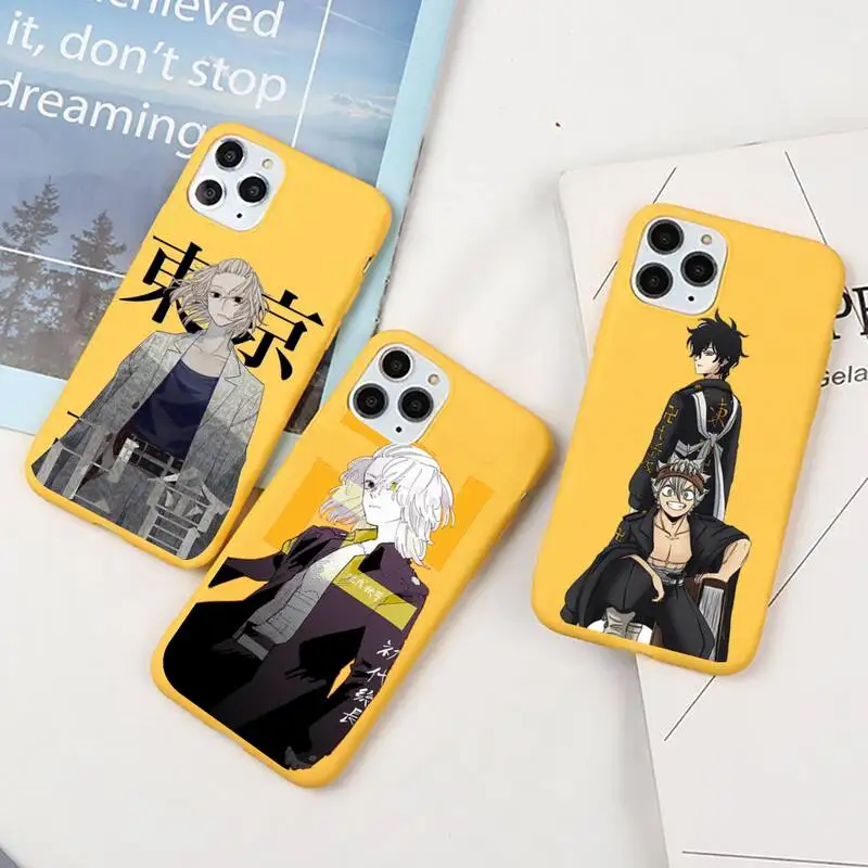

Tokio Revengers Mikey Phone Case For IPhone 11 12 13 Pro Max 6 6s 7 8 Plus XS XR 12mini Se 2020 Candy Case