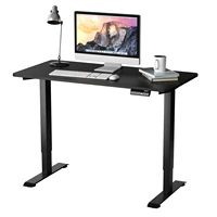 costway electric adjustable standing desk stand up workstation wcontrol black hw67581bk