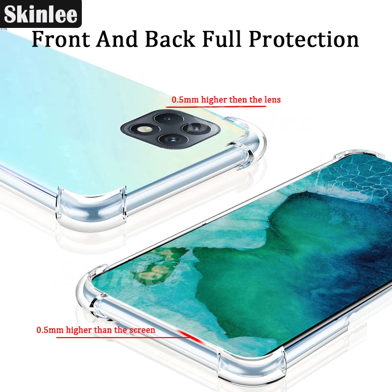 Skinlee для Samsung Galaxy A22S 5G прозрачный чехол оригинальный официальный амортизационный чехол для A22 4G.