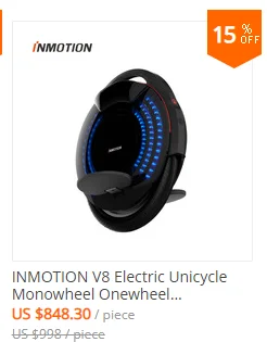 INMOTION V8F Электрический Одноколесный велосипед Monowheel Одноколесный самокат для самоката EUC внедорожный приложение с декоративными лампами электрический самокат