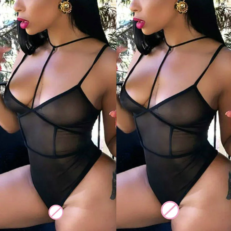 Женское нейлоновое обтягивающее сексуальное бондажное Сетчатое нижнее белье