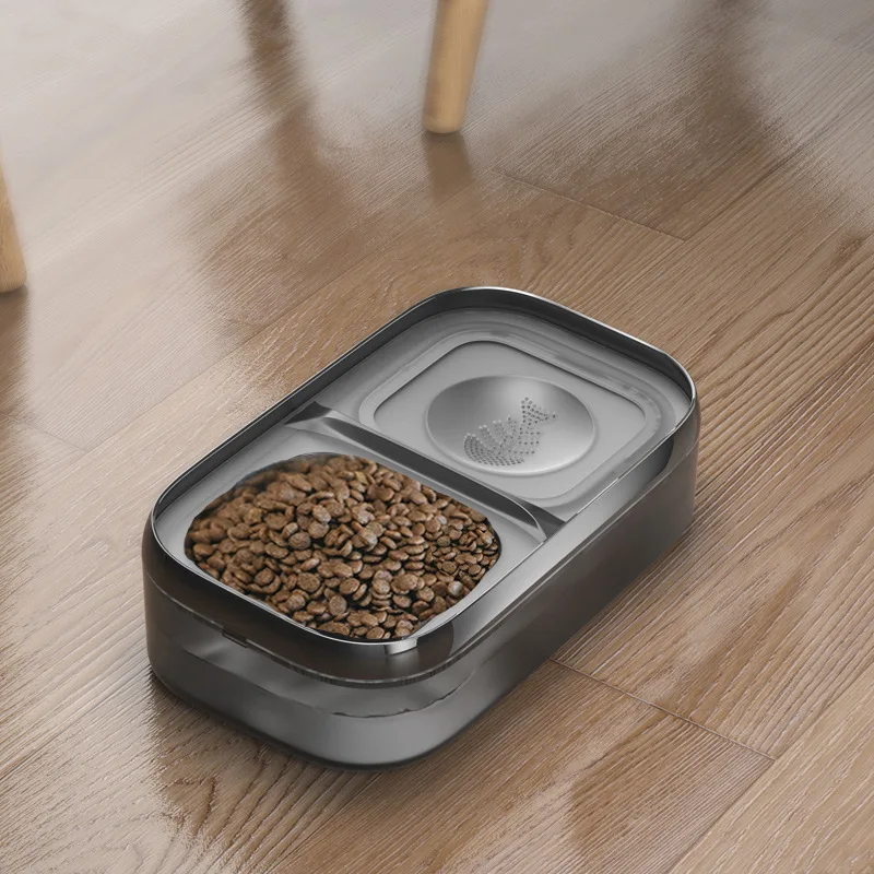 

Cat Drinker Pet Double Bowl Cat and Dog Feeding Bowl Pet Outdoor Drinker Unplugged Drinking Fountain New Pet Double Bowl Feeding