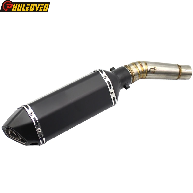 

Motorcycle Exhaust Muffler System Link Pipe for Honda NC700 NC700X NC700S NC750 NC750X NC750S Motorbike Muffler Exhaust Mid Pipe