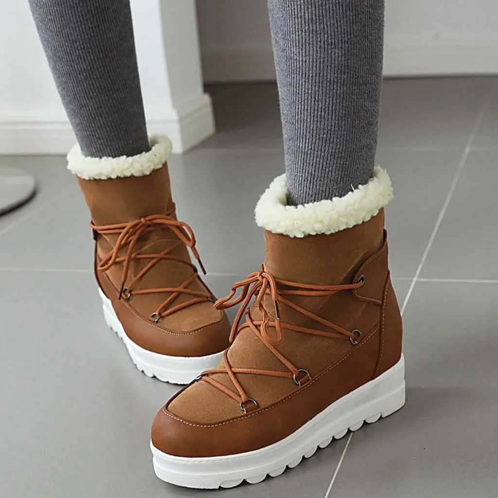 Женские зимние ботинки новые женские на снежную погоду Новинка зимы Для женщин