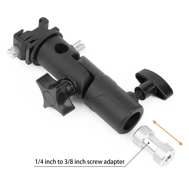 2 шт Камера флэш крепление для вспышки Speedlite Поворотный Светильник Подставка