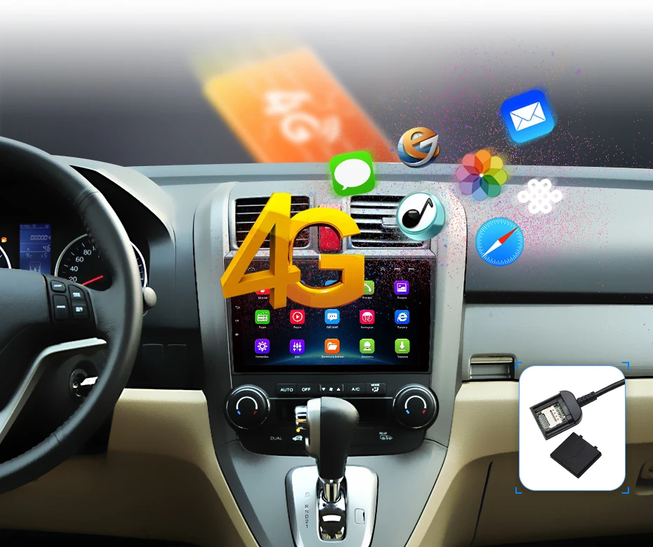 Junsun V1 2G+ 32G Android 9,0 для Honda CR-V 3 RE crv 2007 2008 2009-2011 Автомобильный Радио Мультимедиа Видео плеер gps RDS 2 din dvd