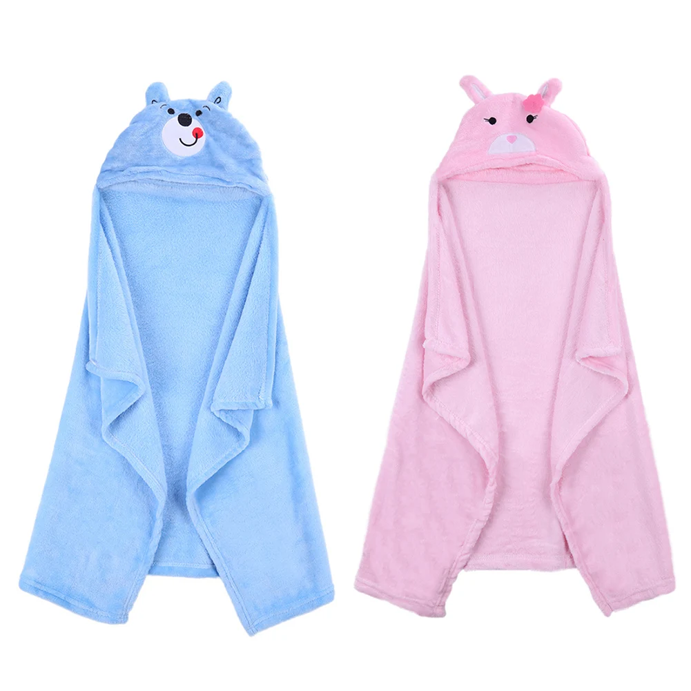 Мультяшные Детские банные полотенца 3D милое мягкое флисовое детское банное
